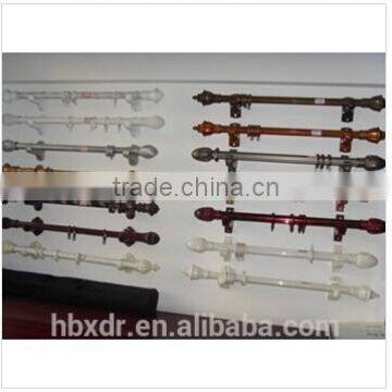 Aluminum Anodized Profile curtain rod with end cap_New types