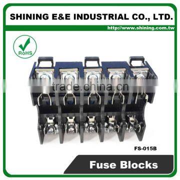 FS-015B 600V 10 Amp 5 Way Midget Type Din Rail Glass Fuse Holder photo-4