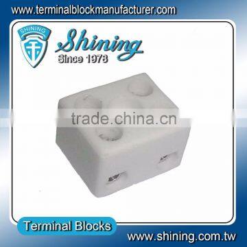 TC-202-A Thermocouple 600V 20A 2 Pin Ceramic Connector Block photo-2