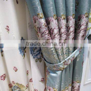 New Arrival Jacquard Fabric Curtain With Embroidery/Decorated Living Room Curtain With European Style Valances photo-4
