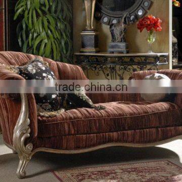 Luxury Spanish wooden living room chaise lounge/lounge chair/recliner