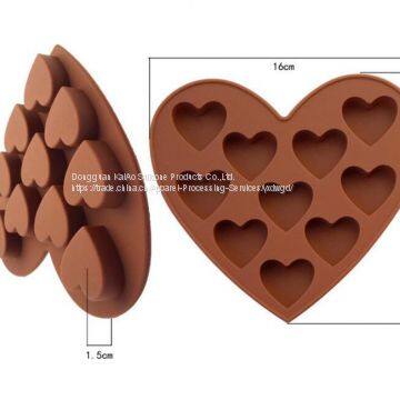 Chocolate Candy Jelly Heart Mold Silicone Tray photo-2