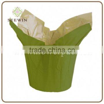 6 inch Natural Kraft Pot Cover/pot covers and planters