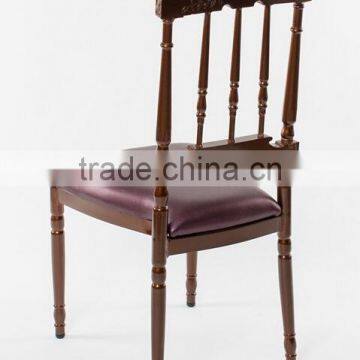 Wholesale Quality Stackable Aluminum Fancy Royal Wedding Chair QL-D907 photo-3