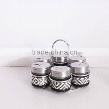 80ml round glass spice jars