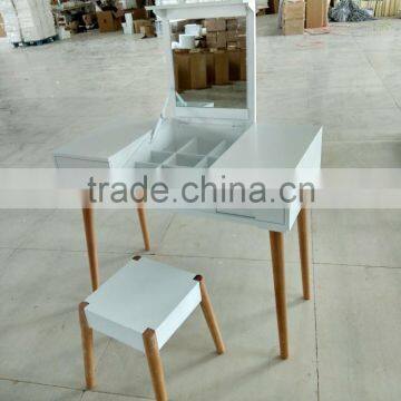 dressing table mirror with drawer/cheap modern dressing table mirrors