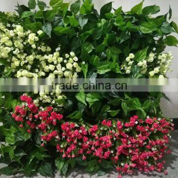 HX201704195 artificial flower backdrop for wall hanging decoration