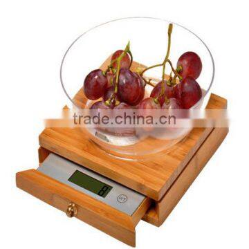 High Precision Bamboo Wooden Kitchen Scale photo-3