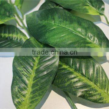 Artificial Plants Artificial Leaf Branch Decor Green Loquat Leaf Decoration photo-2