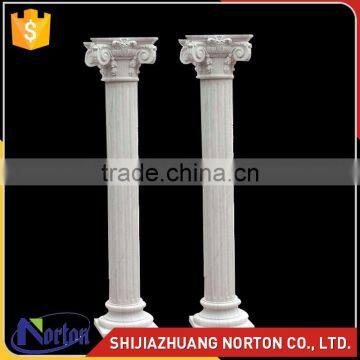 customized house roman column hand carved natural stone pillar NTMF-C215S