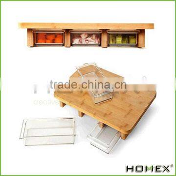 Totally Bamboo Cutting Board Set, 100% Bamboo For Food Prep, Making Cocktails or Serving Appetizers/Homex_Factory