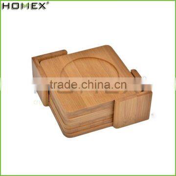 Square Bamboo Coffee Cup Mat/Dinner Mat Plate/Homex_Factory photo-2