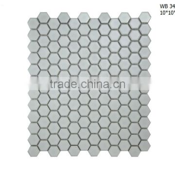 dining room deco Honeycomb Mosaic concrete tiles