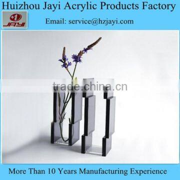 China Manufacturer Wholesale Acrylic Rectangular Glass Vase photo-2
