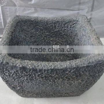 Garden Fiber Glass Clay Stone Finish Flower Pot Wholesale photo-4