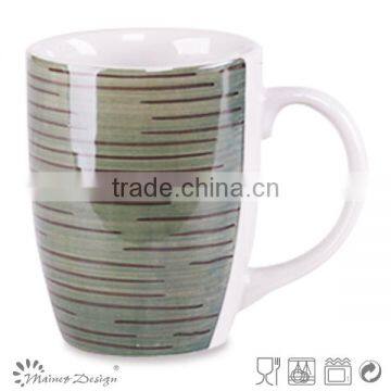 Embossed Handpainting New Design Stoneware Coffee Mug photo-3
