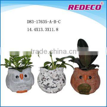 2016 hot sale concrete balcony plant pot