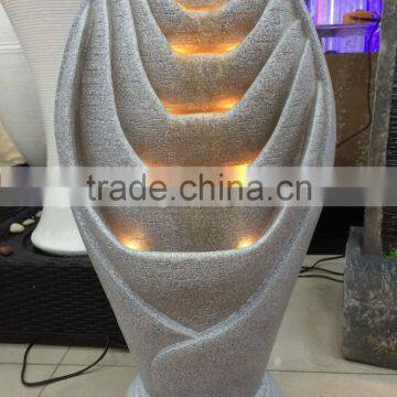 Resin Water Fountain With Led Light photo-4