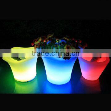 Guangdong High Bright LED Fruit Tray/ RGB LED Ice Fruit Pot for bar