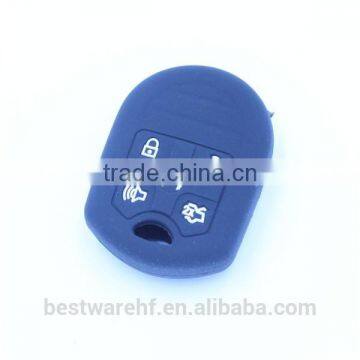 Funny Silicone Promotion Gifts, 5 Buttons Silicone Car Key Case Shell for Ford Remote Keys photo-3