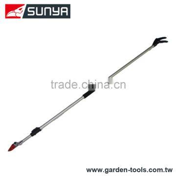 Garden tools for cut and hold long reach tree clipper