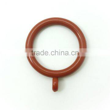 High Quality Plastic Curtain Rod Rings With Eyelet ID34mm/OD46mm & ID26mm/OD33mm - 9 Colours