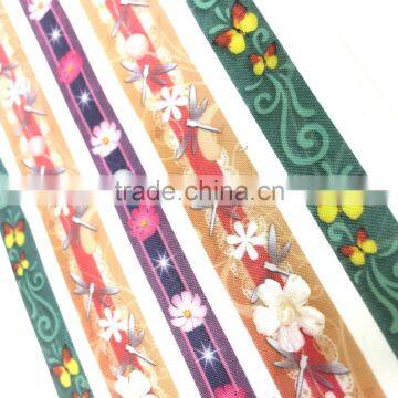 New Design Handmade Ribbon Sticker, Ribbon Sticker With Plastic Pearl and Follow, photo-5