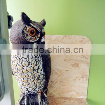 Coffee Land Cute Smart Garden Owl With Plastic Bobbling Head Activated Moving by Wind Action photo-2