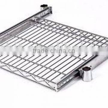 Chrome Metal Kitchen Vegetable Warehouse Storage Rack photo-4