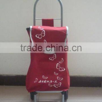 Colorful Shopping Foldable Trolley Bag With Wheels photo-2