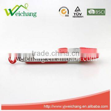 WCHXK01 Stainless Steel Locking Strawberry Shape Food Tongs With Heat Resistant Silicone Heads photo-2