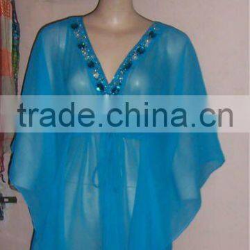 Chiffon Embroidered Tunics