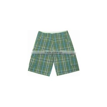 men's check shorts in summer