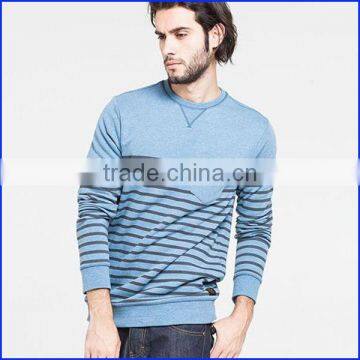 Garment Factory Made in China Mens Striped Custom Hoodies With Custom Logo