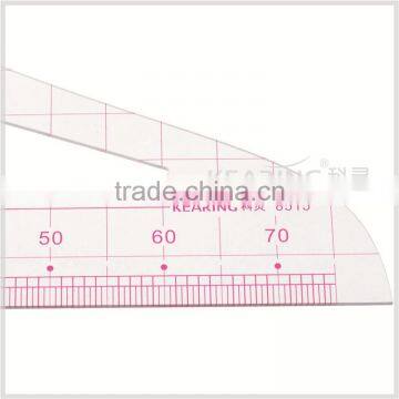Kearing Flexible Plastic 1/5 Triangle Scale Rulers 50*70 cm for Measure With Sandwich Line for Engineering Measuring#8515 photo-2
