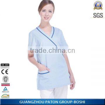Demure Hospital nurse uniforms MU-98 good tailor,easy-wash