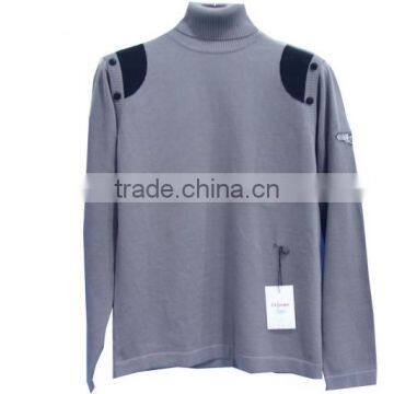 High Quality 12GG casual men's 100% cashmere sweater(BKNM039)