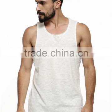 Factory direct plain white mens tank top shirt for sale