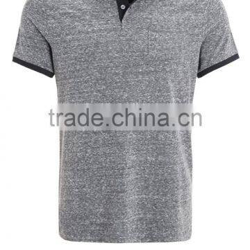 MGOO Customized Different Color Collar Polo Shirt Slim Fit Blank Polo Shirts For Men photo-5
