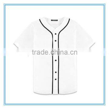 Custom Blank Button up Baseball Shirts for Men photo-2