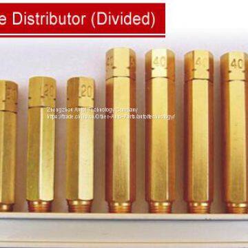 divided single line lubrication system distributor