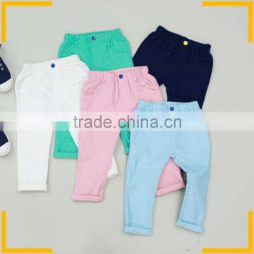 Autumn designs kids fashion stretch fabric pants jean long children trousers boys and girls pants