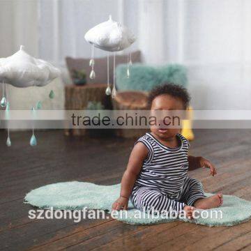 Boutique Baby Clothes 100% Cotton Navy Stripe Unisex Romper For New Born Baby photo-3