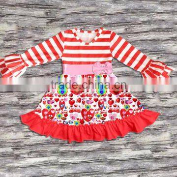 High Quality Children Clothing Manufacturers / Summer Dresses For Girls Long Sleeve Girls Valentine's Frocks photo-2