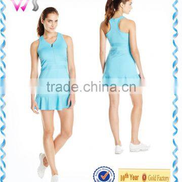 Hot Sale 2017 Sexy Fashion Sports Wear Sleeveless Women Tennis Dress photo-2