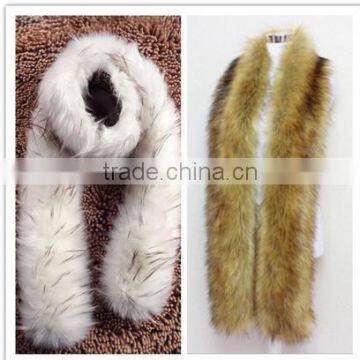 DR-0420 Fake Raccoon Fur detachable fur collars