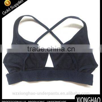 Wholesale New Confort Cheap Women Sexy Plain Sport Bra photo-4