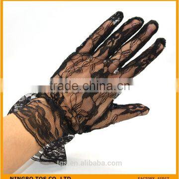 Women Fashion Wedding Short Cheap Lace Gloves photo-2