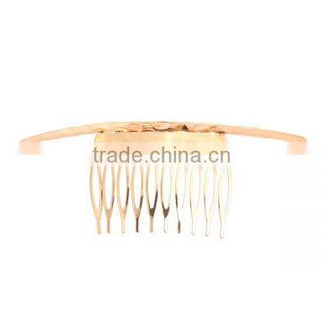 Hair Clips Findings Comb Gold Plated