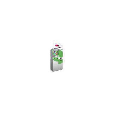 Rf Fingerprint Scanner Multimedia Kiosk With 32 Inches Advertising Screen For Foreign Currency Excha